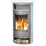 Krbová kamna ABX Polar 8 šedý korpus, mastek 